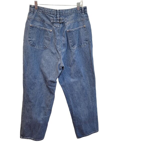 Vintage J.G. Hook Women's Sz 14 High Rise Straight Leg Medium Wash Denim Jeans - Picture 9 of 9